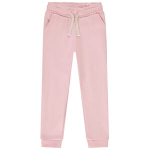 "Μακριά φόρμα από molleton μονόχρωμη για κορίτσι" 