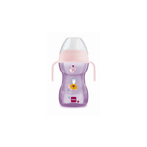 Mam Fun to Drink Cup Better Together Ποτηράκι με Σκληρό Στόμιο και Λαβές Χρώμα Ροζ 8m+ 461G, 270ml 