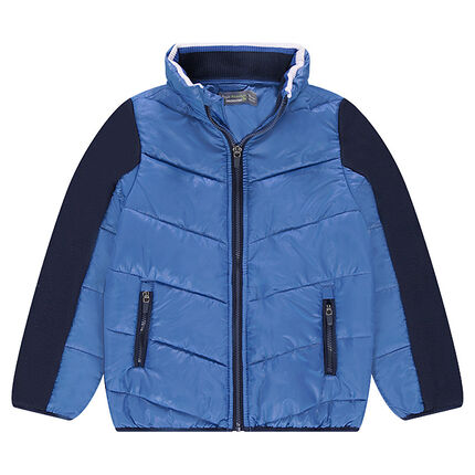 Paidika Zaketa Apo Dyo Ylika Me Enswmatwmenh Koykoyla Kai Tsepes