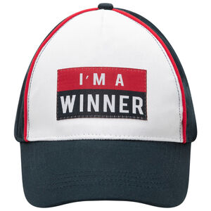 Καπέλο βαμβακερό δίχρωμο με μήνυμα 