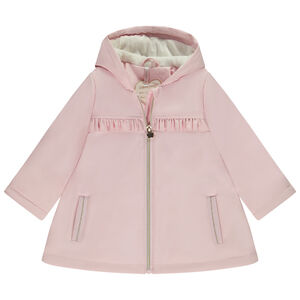 Πάρκα από καουτσούκ με βολάν και επένδυση από sherpa για κορίτσι μωρό 