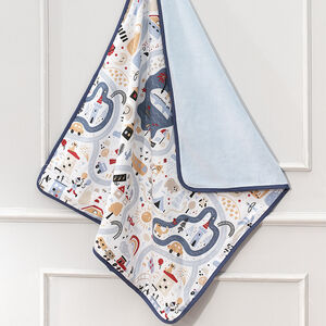 Κουβέρτα Αγκαλιάς Διπλής Όψης Boy On Adventure 