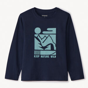 Μακρυμάνικο μπλουζάκι jersey με φαντεζί σχέδιο για αγόρι 