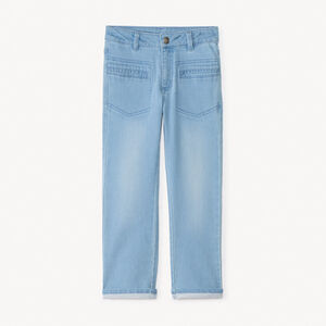 Παντελόνι τζιν ίσιο με τσέπες για αγόρι 