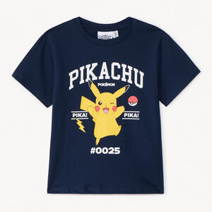 T-shirt με κοντό μανίκι Pikachu Pokémon για αγόρι 