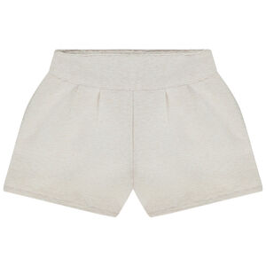 Short taille haute plissé en jacquard et lurex pour fille 