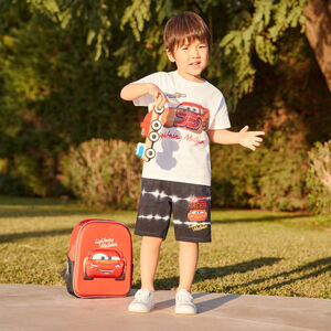 T-shirt με κοντά μανίκια με εκτύπωση lenticular Flash McQueen Disney - Pixar για αγόρια 