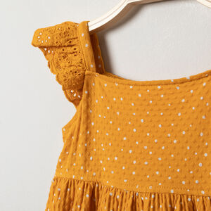 Φόρεμα  φαντεζί με τιράντες και δαντέλα 