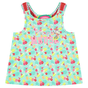 Débardeur imprimé ananas et print Disney Minnie Main Débardeur imprimé ananas et print Disney Minnie