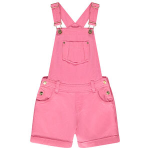 Σαλοπέτα κοντή μονόχρωμη από λυοσέλ για κορίτσι 