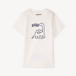 T-shirt με κοντά μανίκια με σχέδιο ζώων για μωρό αγόρι 