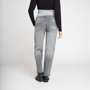 Τζιν ίσια γραμμή εγκυμοσύνης με ψηλή κορδέλα jersey 