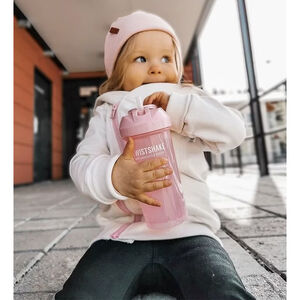 Εκπαιδευτικό Κύπελλο Με Καλαμάκι Straw Cup 360ml 6+ Μηνών Pastel Pink 