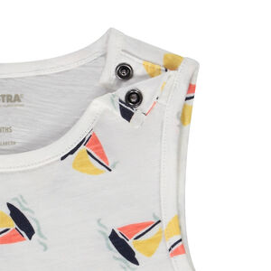 Σετ από 2 αμάνικα μπλουζάκια από jersey για bebe αγόρι 