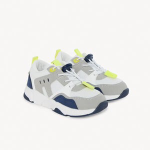 Αθλητικά παπούτσια από διχτυωτό υλικό με σταopper για αγόρι 