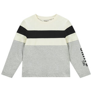 T-shirt μακρυμάνικο Color block με σχέδιο για αγόρι Main T-shirt μακρυμάνικο Color block με σχέδιο για αγόρι