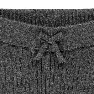 Λεγκινγκ πλεκτό με ριγέ εφέ για κορίτσι 