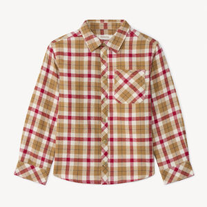 Chemise manches longues à carreaux pour garçon 