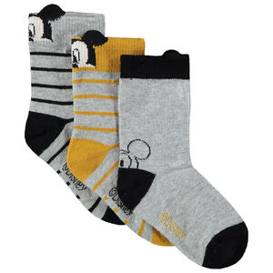 Σετ από 3 ζευγάρια κάλτσες φαντεζί Mickey Disney για bebe αγόρι 