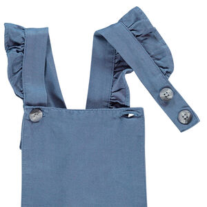 Σαλοπέτα κοντή μπλε lyocell για κορίτσι 