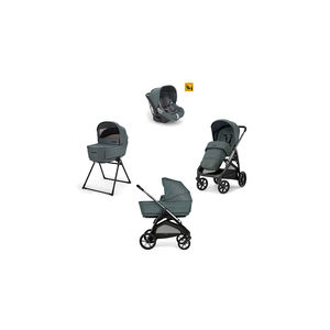 Σύστημα Μεταφοράς Με Κάθισμα Αυτοκινήτου Aptica Quattro Darwin Emerald Green Inglesina 