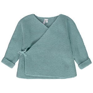 Ζακέτα πλεκτή effet cache-καρδιά για bebe αγόρι 