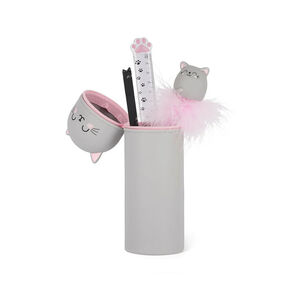Κασετίνα από σιλικόνη Kawaii Kitty 