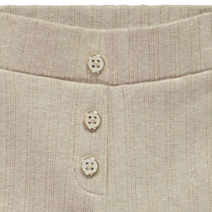 Κολάν από πλεκτό με φαντεζί κουμπιά για κορίτσι 