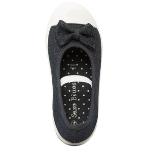 Μπαμπάς από ύφασμα και lurex με φιόγκο και ελαστική λωρίδα για κορίτσι 