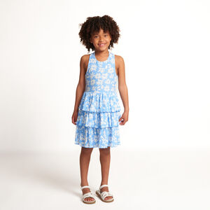 Αμάνικο φόρεμα με λουλούδια για κορίτσι 