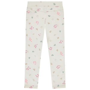 Jegging φαντασίας από ύφασμα french terry για κορίτσι 