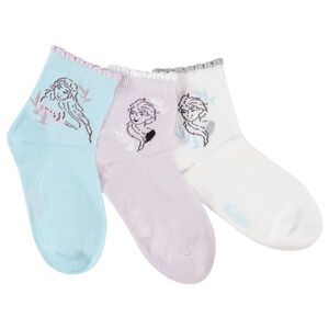Lot de 3 paires de chaussettes print La Reine des Neiges Disney fille 