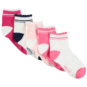 Lot de 5 paires de chaussettes fantaisies fille 