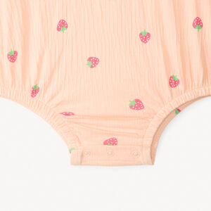 Φόρεμα 2 σε 1 με εφέ τσαλακώματος και σχέδιο φαντασίας για μωρά κορίτσια. 