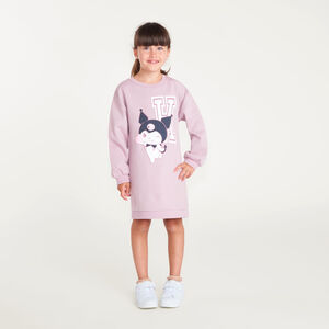 Φόρεμα με ύφος φούτερ για κορίτσια Kuromi Hello Kitty 