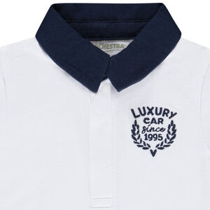 Πολο κοντομάνικο με κέντημα για bebe αγόρι 