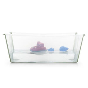 Μπάνιο Με Θερμοευαίσθητη Βαλβίδα Flexi Bath X-Large Transparent Green Stokke  