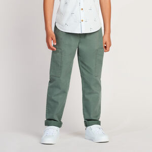 Παντελόνι υφασμάτινο κοτλέ με τσέπες για αγόρι 