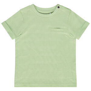 Κοντομάνικο μπλουζάκι από jersey pop corn για μωρό αγόρι 