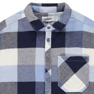 Πουκάμισο υφασμάτινο καρό σε στυλ ξυλοκόπου για αγόρι 