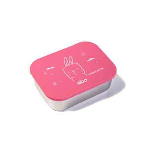 Ανοξειδωτο Φαγητοδοχειο Με Χωρισμα 1200Ml Somebunny Loves You 