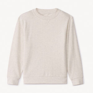 Φούτερ από molleton μονόχρωμο για αγόρι 