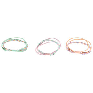 Σετ 3 ελαστικών με εφέ 3 σε 1 για κορίτσι 