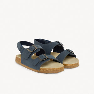 Σανδάλια με διπλές αγκράφες και λουράκι με σκρατς για αγόρι 