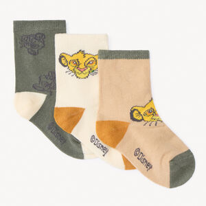 Lot de 3 paires de chaussettes Roi Lion Disney pour bébé garçon  Main Lot de 3 paires de chaussettes Roi Lion Disney pour bébé garçon