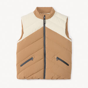 Γιλέκο χωρίς μανίκια με εφέ color block για αγόρι 