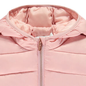 Λεπτό μπουφάν με επένδυση και κουκούλα για κορίτσι 