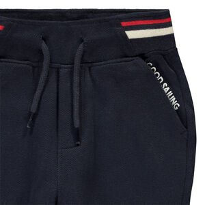 Σορτς από πλεκτό μονόχρωμο με αντίθετη μέση για αγόρι 