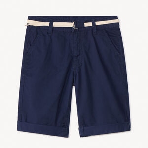 Βερμούδα με ζώνη twill για αγόρι 