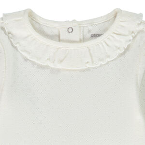 T-shirt μακρυμάνικο από διχτυωτό πλέγμα για bebe κορίτσι 